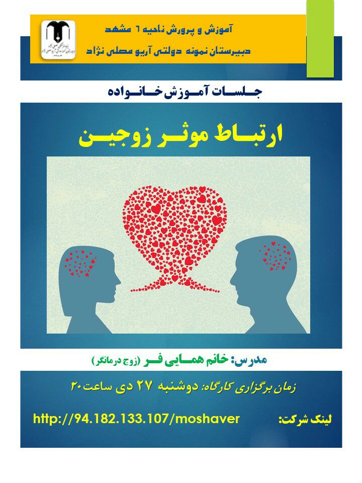 آموزش خانواده- ارتباط موثر زوجین- ویژه والدین